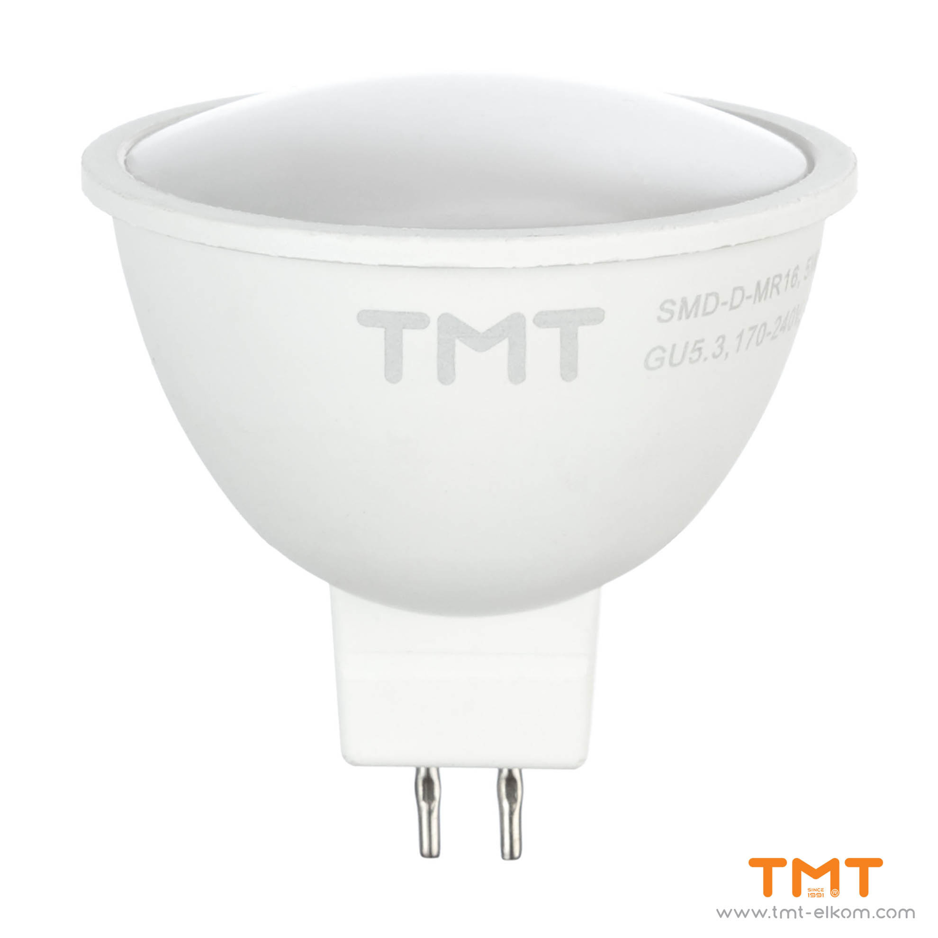 ТМТ ЕЛКОМ | ЛАМПА LED 5W,G5.3,4000K,400Lm,ТМТ,230V
