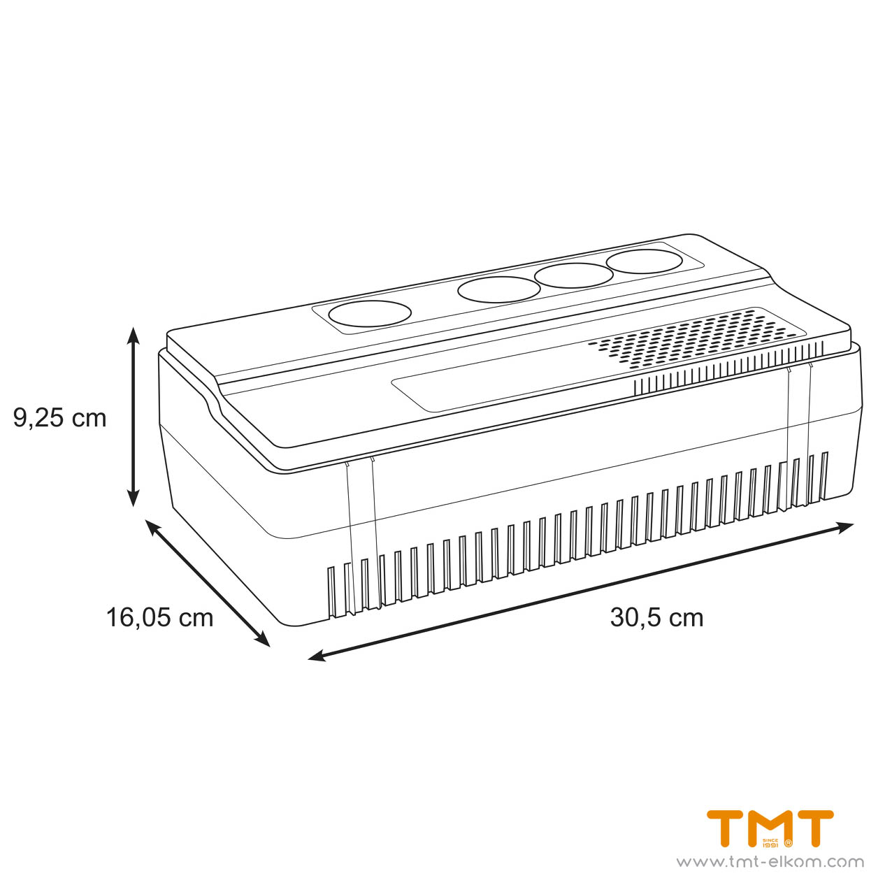 ТМТ ЕЛКОМ | UPS 650VA 230V BVS650I-GR