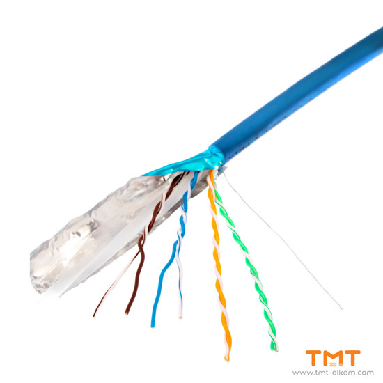 Снимка на КАБЕЛ FTP CAT6 CU 4Х2Х0.50 23 AWG LAN КАБЕЛ, ТМТ