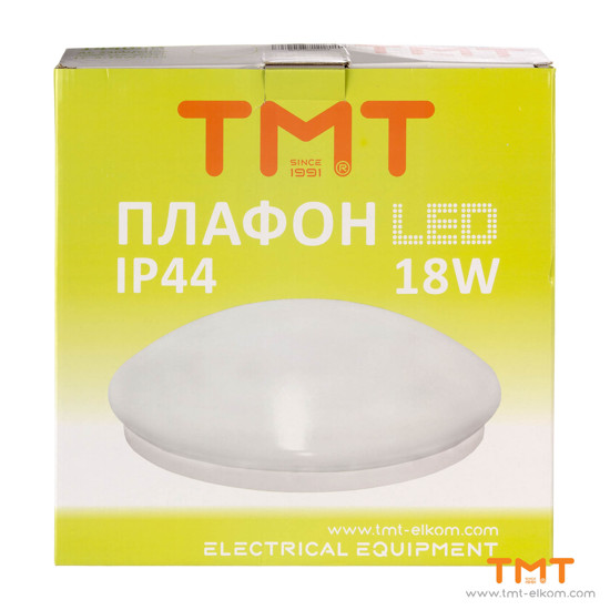 Снимка на ПЛАФОНИЕРА LED 18W,4000K,1500Lm,IP44,ТМТ,230V