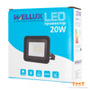 Снимка на ПРОЖЕКТОР LED 20W,4000K,1600Lm,WELLUX,LF-BK-20W