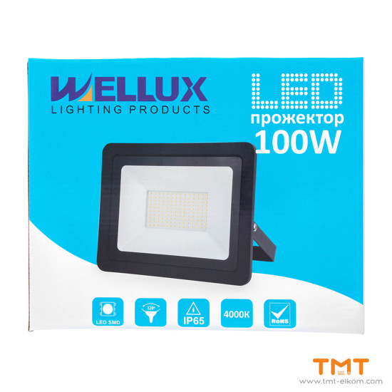 Снимка на ПРОЖЕКТОР LED 100W,4000K,7600Lm,WELLUX,