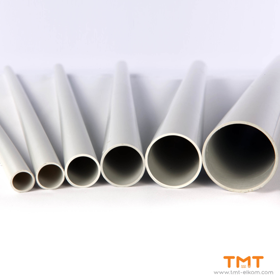 Снимка на ТРЪБА PVC 320N Ф20/3m  ВЪНШЕН ДИАМЕТЪР, СИВА COURBI