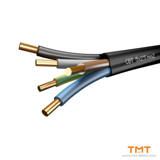 Снимка на КАБЕЛ СВТ-С 5Х2.50 Б 0.6/1kV