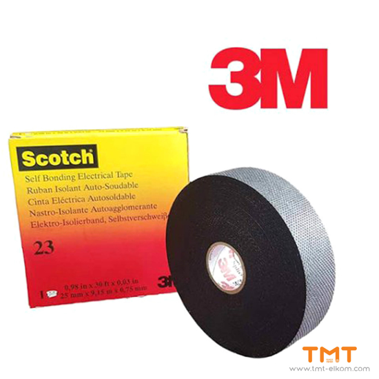 Снимка на ЛЕНТА 3M SCOTCH 23 4mх19mmх0.76mm ЧЕРНА 3М