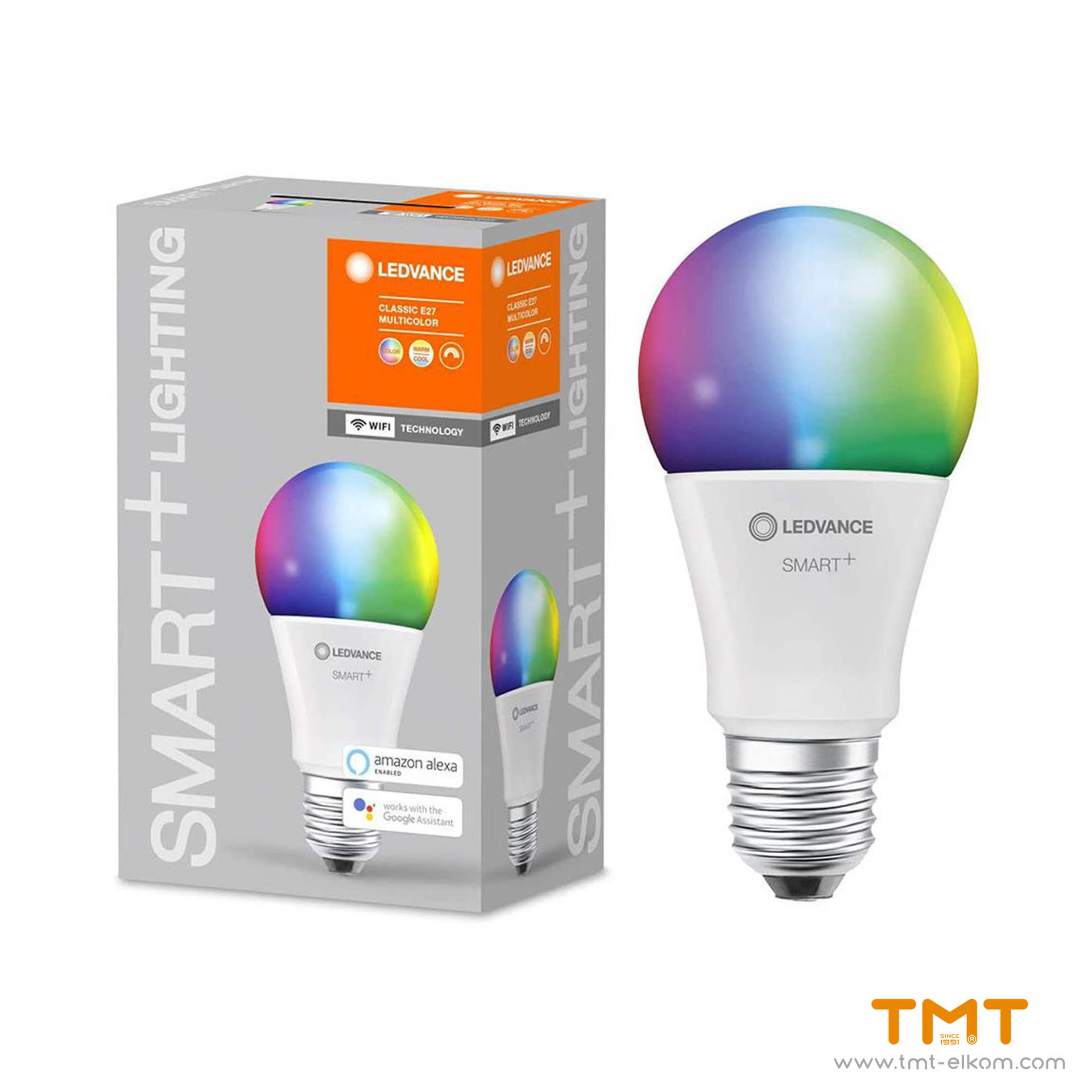 ТМТ ЕЛКОМ | ЛАМПА LED SMART WIFI CLA 9W RGBW FR Е27,230V