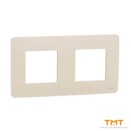 Picture of 2gang Unica Studio frame beige