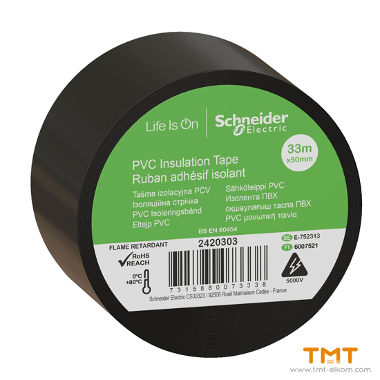 Picture of PVC insulation tape 50mm x 33m black