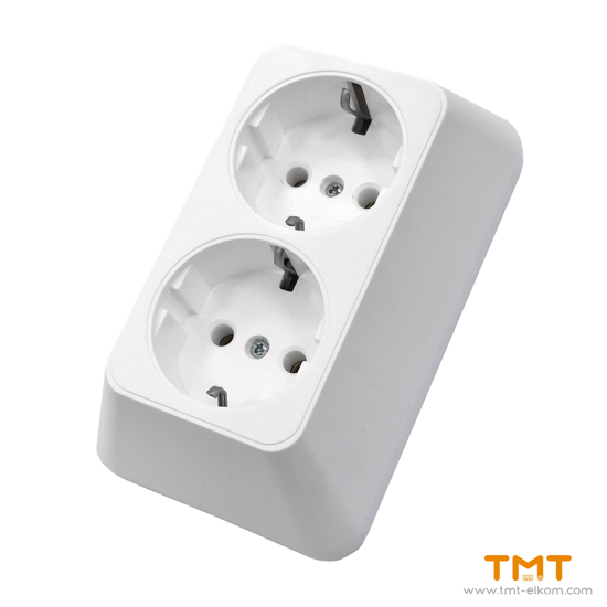 Picture of 2 GANG GROUP SOCKET(WITH TERMINAL) TODI