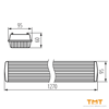 Снимка на ОСВ.ТЯЛО 2х1200mm ЗА LED ТРЪБИ,IP65,31323,MILEDO,