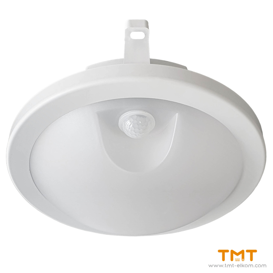 Снимка на ПЛАФОНИЕРА+СЕНЗОР LED 12W,4000K,840Lm,IP54,ТМТ,