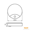 Снимка на ПЛАФОНИЕРА+СЕНЗОР LED 15W,4000K,1250Lm,IP44,26520