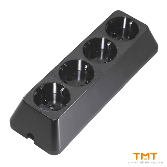 Picture of 4 GANG GROUP SOCKET(WITH TERMINAL) TODI