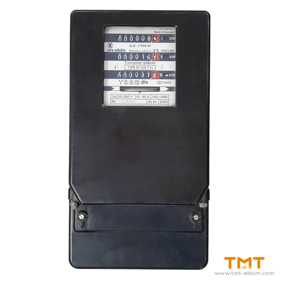 Picture of TRIPHASE KWH METER D1AKX20 3X10/60 3T