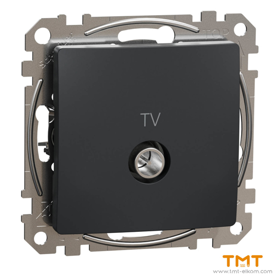 Снимка на МЕХ.РОЗЕТКА TV КРАЙНА АНТРАЦИТ SDD114471