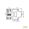 Снимка на Д.Т.З.KRO6 2/B25/30 23211 230V 25A,30mA,IDEAL