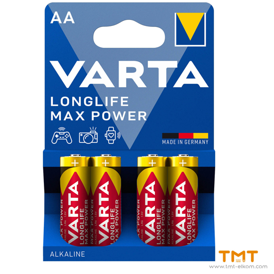 Снимка на БАТЕРИЯ VARTA LR6 AA LONGLIFE MAX POWER