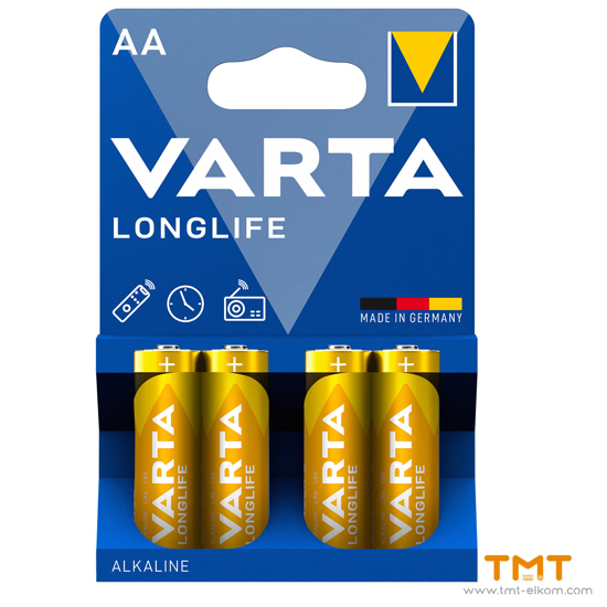 Снимка на БАТЕРИЯ VARTA LR6 AA LONGLIFE АЛКАЛНИ