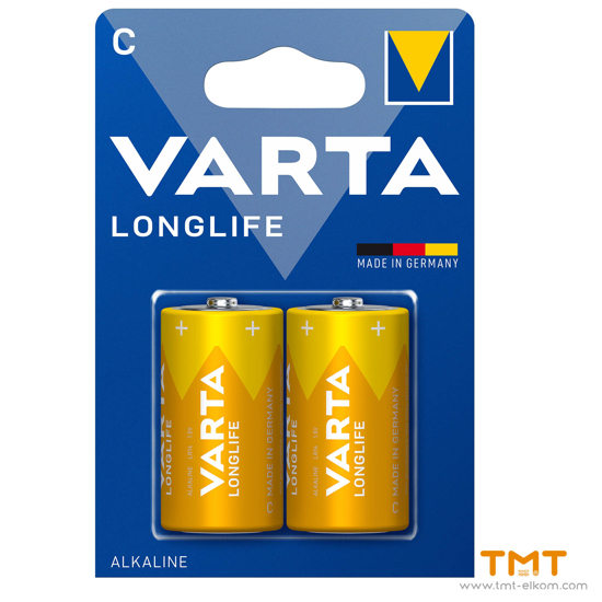 Снимка на БАТЕРИЯ VARTA LR14 C LONGLIFE АЛКАЛНИ