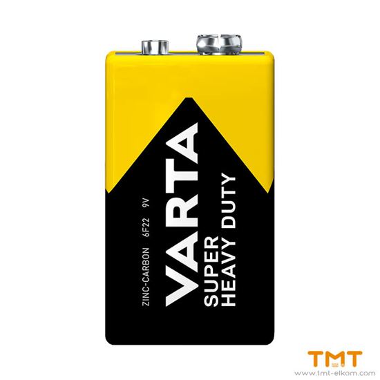 Снимка на БАТЕРИЯ VARTA 6F22 9V SUPER HEAVY DUTY ЦИНК