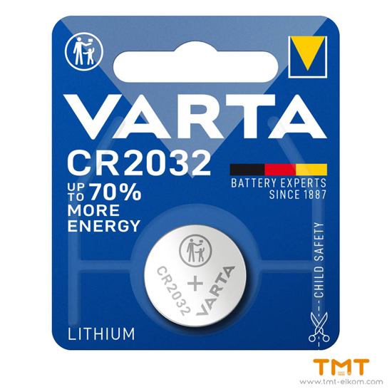 Снимка на БАТЕРИЯ VARTA CR2032 ELECTRONICS LITHIUM