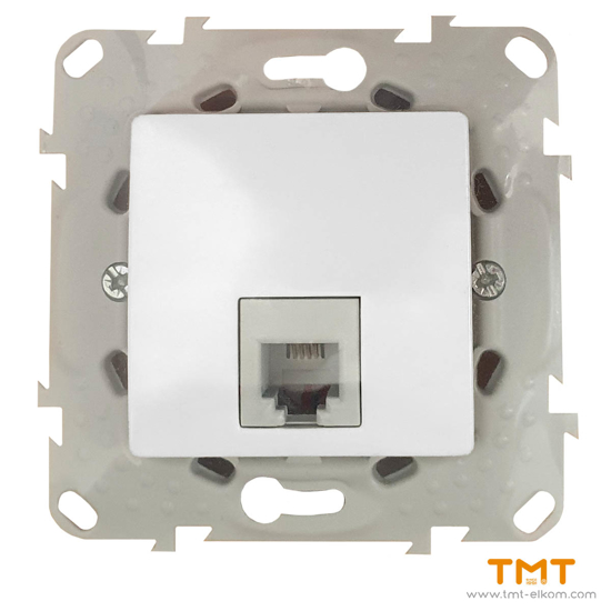 Снимка на МЕХ.РОЗЕТКА ТЕЛЕФ. БЯЛ U5.492.18G