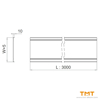 Снимка на КАПАК ЗА СКАРА 500/1.2mm 3m ПОЦИНКОВАН ARTIM