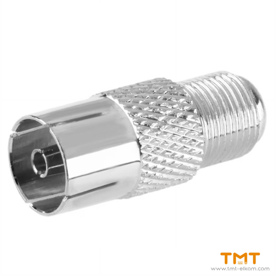 Снимка на БУКСА TV/F КОНЕКТОР МЕТАЛНА ЖЕНСКА