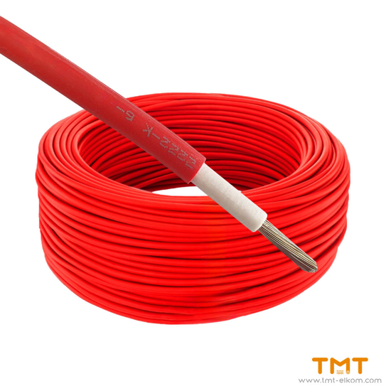Снимка на КАБЕЛ СОЛАРЕН 1Х6 ЧЕРВЕН 1kVAC/1.5kVDC РОЛКА