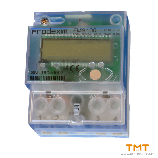 Снимка на ЕЛЕКТРОМЕР FMS100-12 5/60A МОНОФ.СТАТ.230V