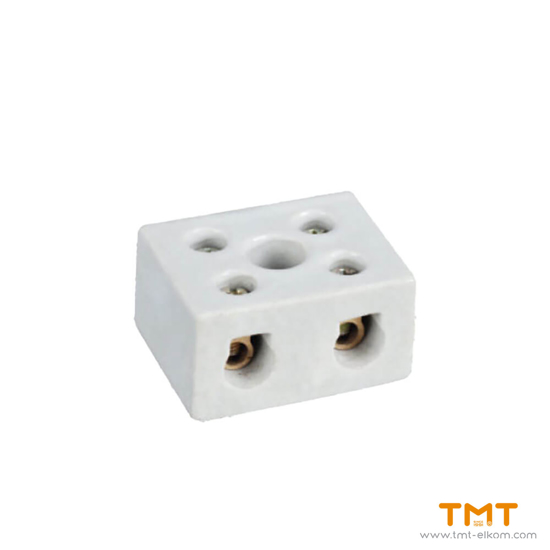 Снимка на ПОРЦЕЛАНОВА КЛЕМА 2P ДВУПОЛ.6mm2 20014.24