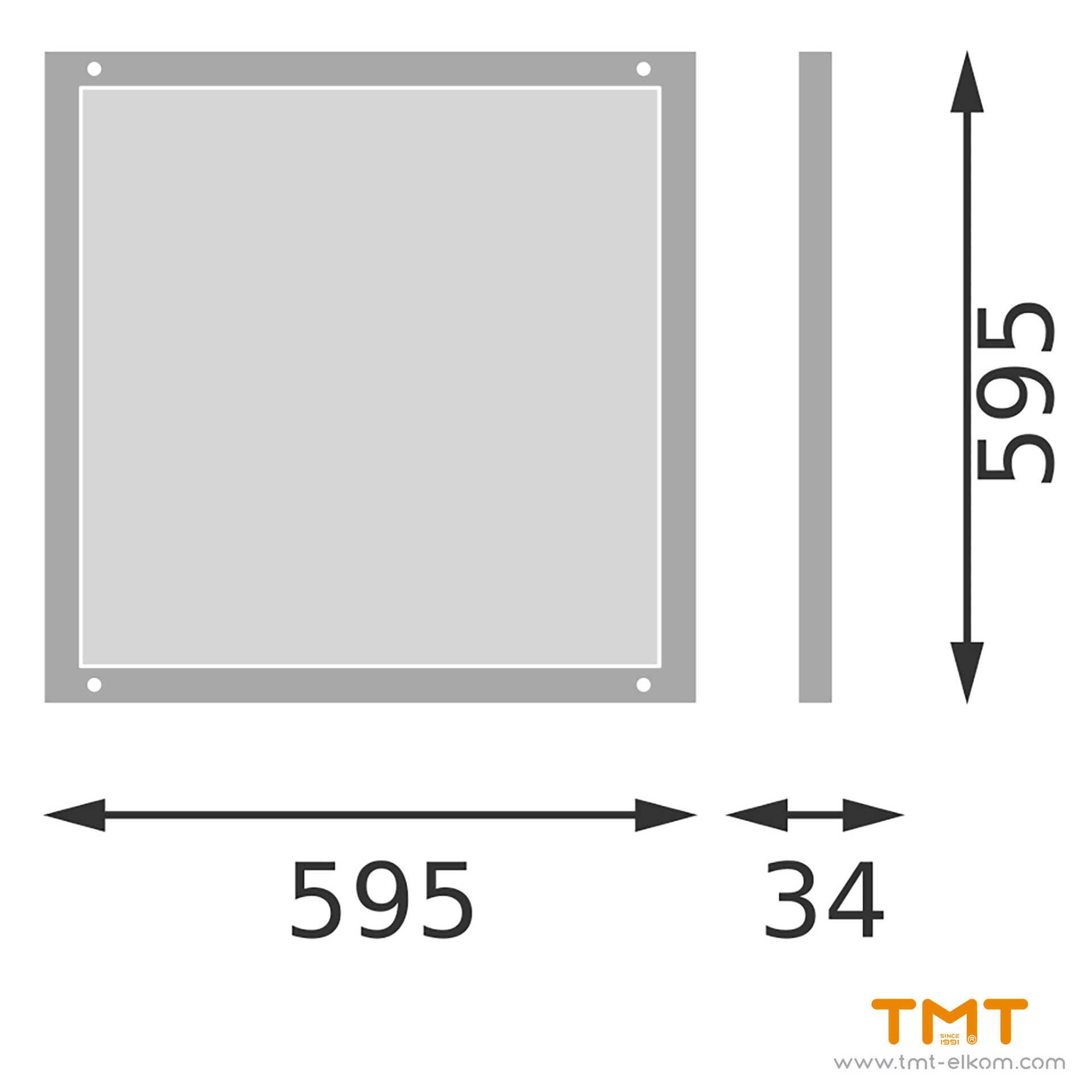 ТМТ ЕЛКОМ | ПАНЕЛ LED INT SF 35W 4000K 3675lm,188435