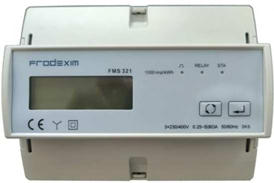 Снимка на ЕЛЕКТРОМЕР FMS321 3х5/80A 3Ф 2T